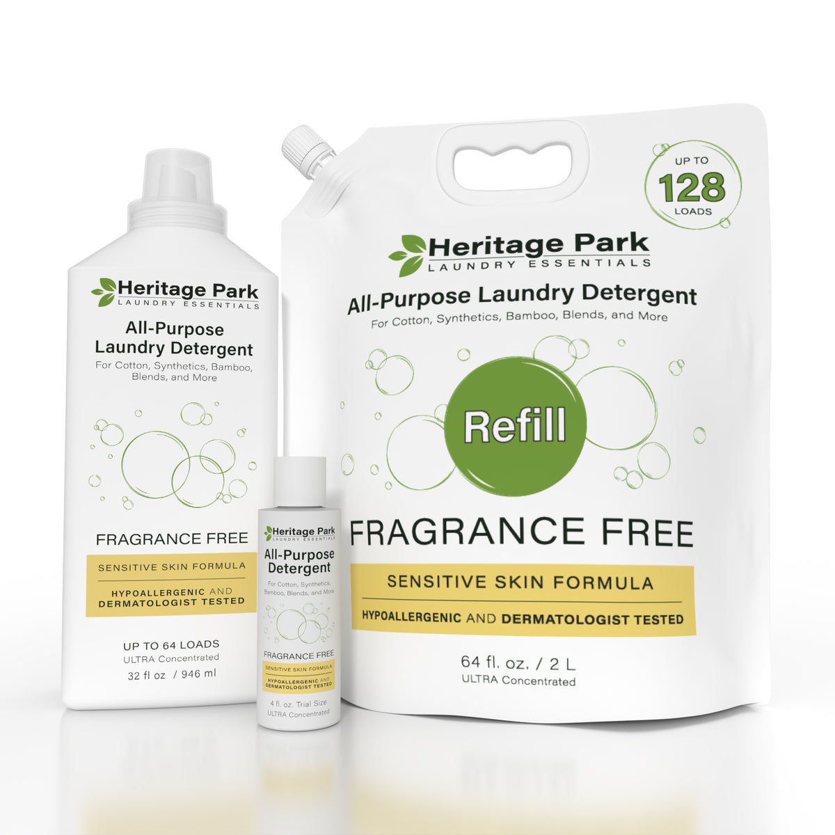 Heritage Park 4 oz. Trial Size Bottles