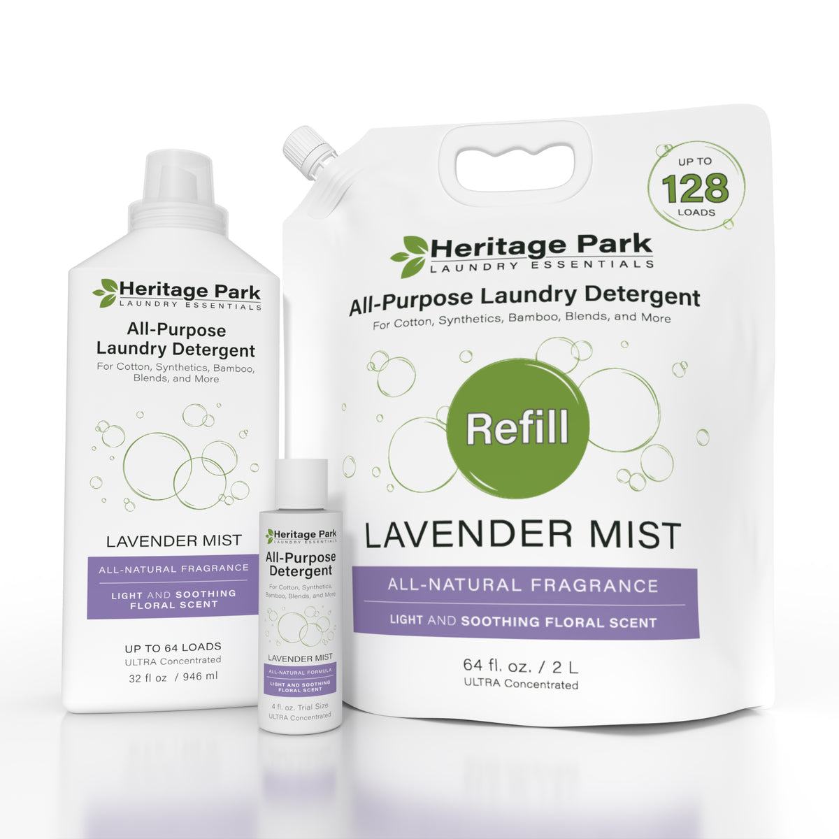 Heritage Park 4 oz. Trial Size Bottles