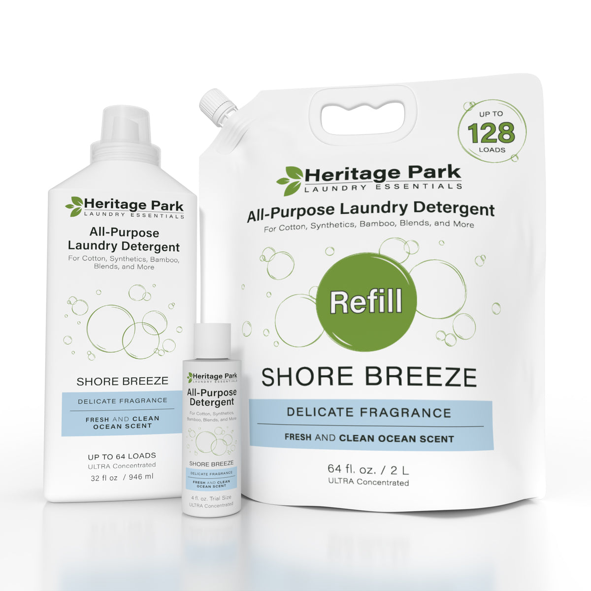 Heritage Park 4 oz. Trial Size Bottles