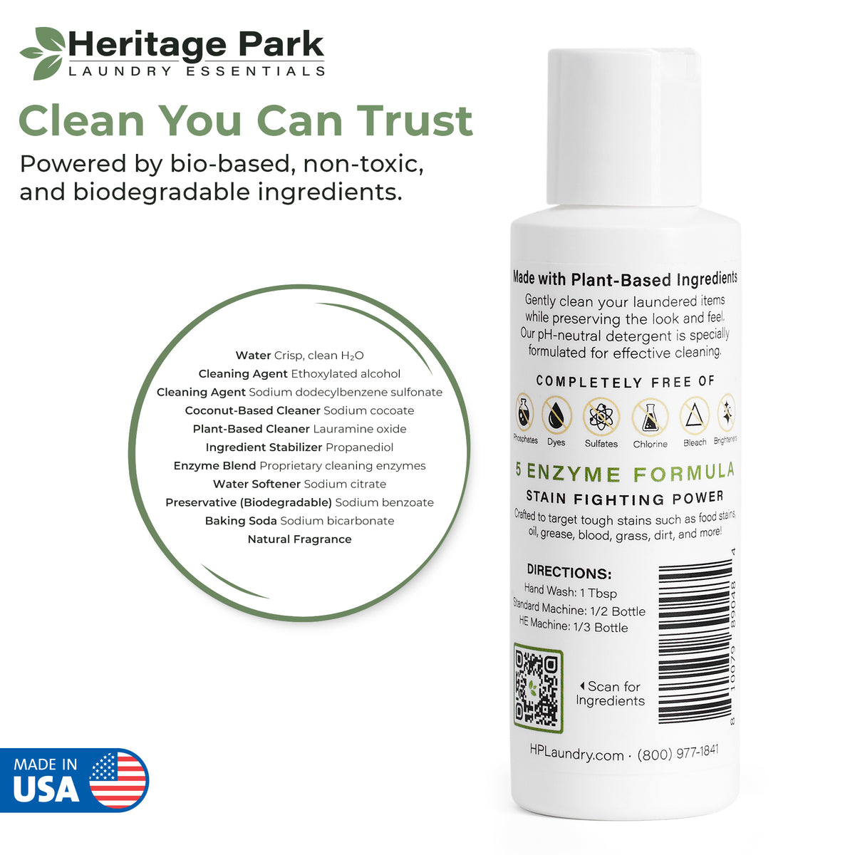 Heritage Park 4 oz. Trial Size Bottles