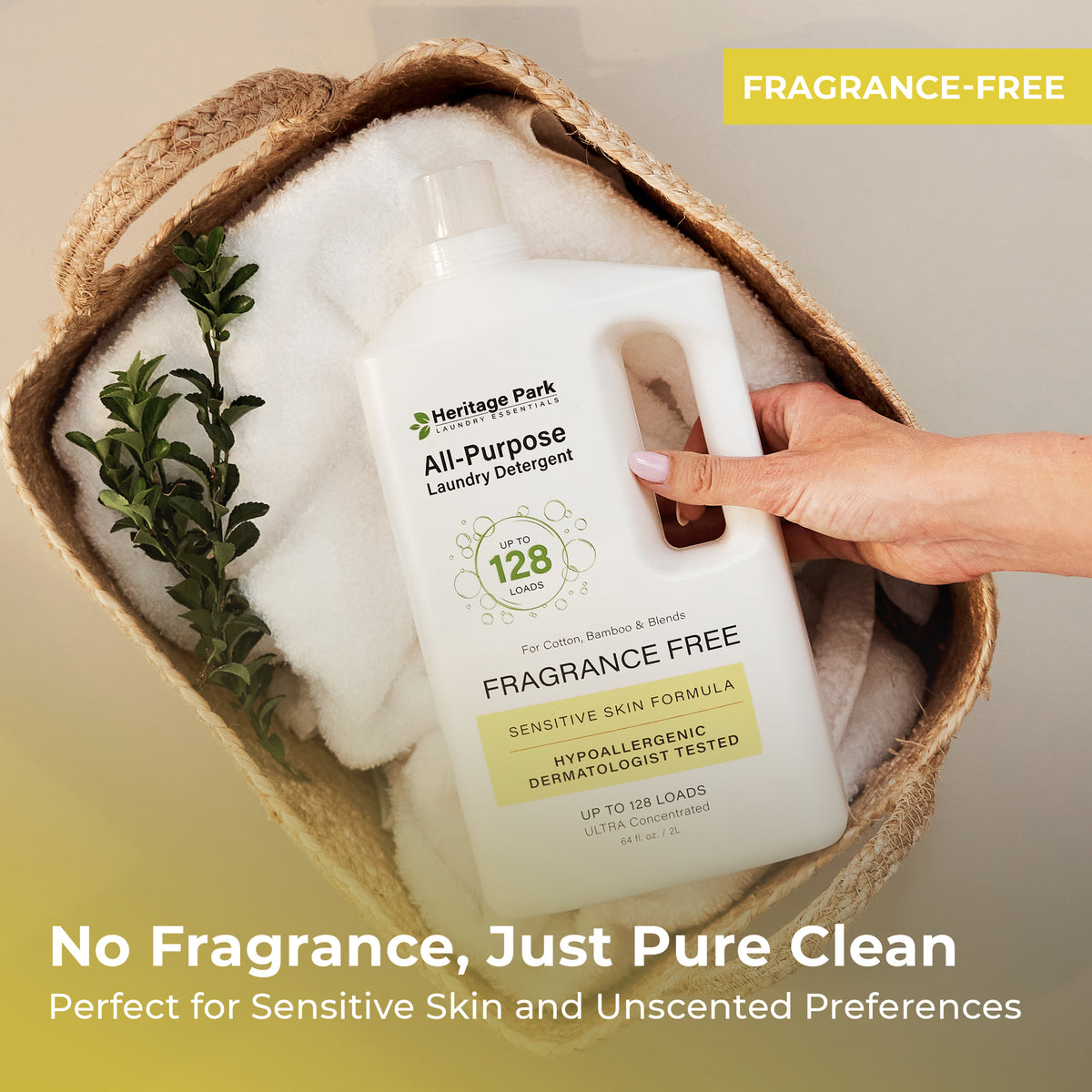 Heritage Park All-Purpose Laundry Detergent - Fragrance Free
