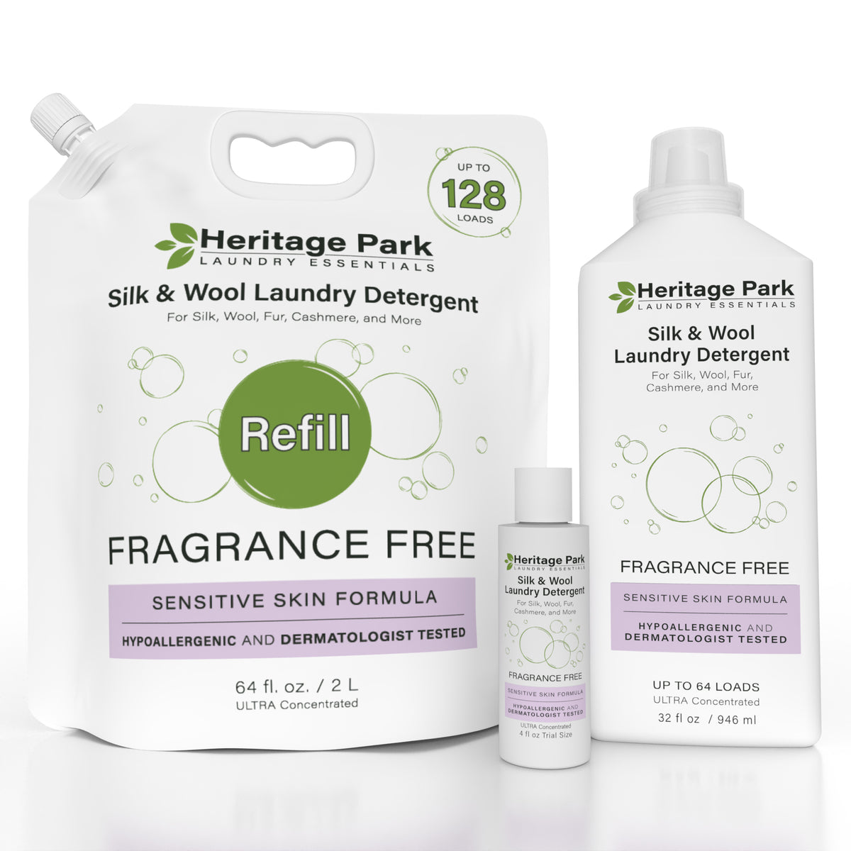 Heritage Park Silk & Wool Laundry Detergent - Fragrance Free