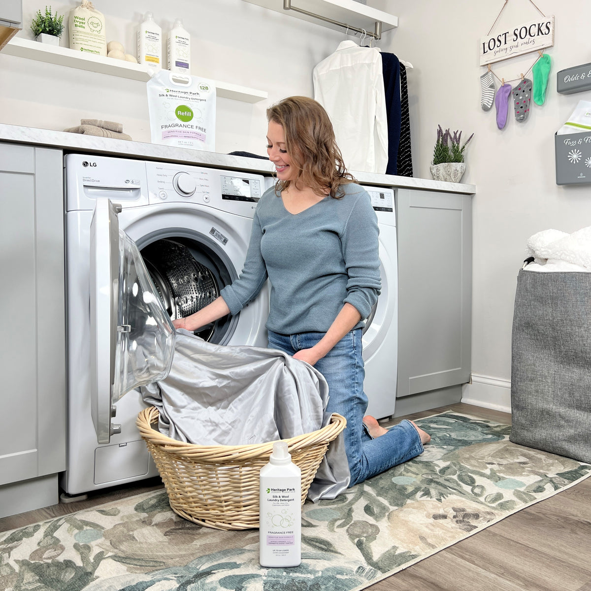 Heritage Park Silk & Wool Laundry Detergent - Fragrance Free