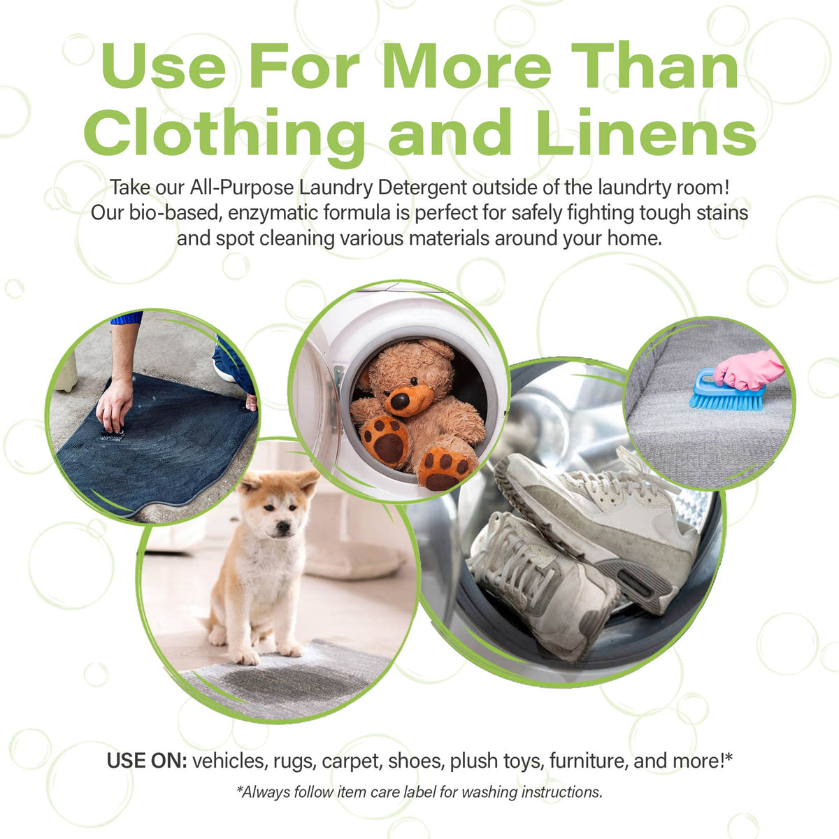 Heritage Park All Purpose Laundry Detergent can be used for more than washing cloths