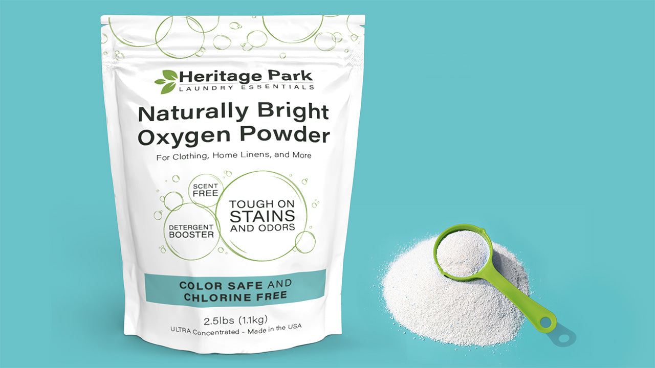 Introducing Naturally Bright Oxygen Cleaning Powder for Laundry and Household Use
