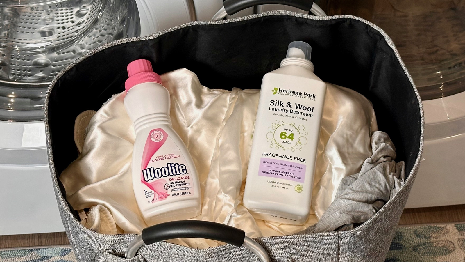 Heritage Park Silk & Wool vs. Woolite Delicates detergent