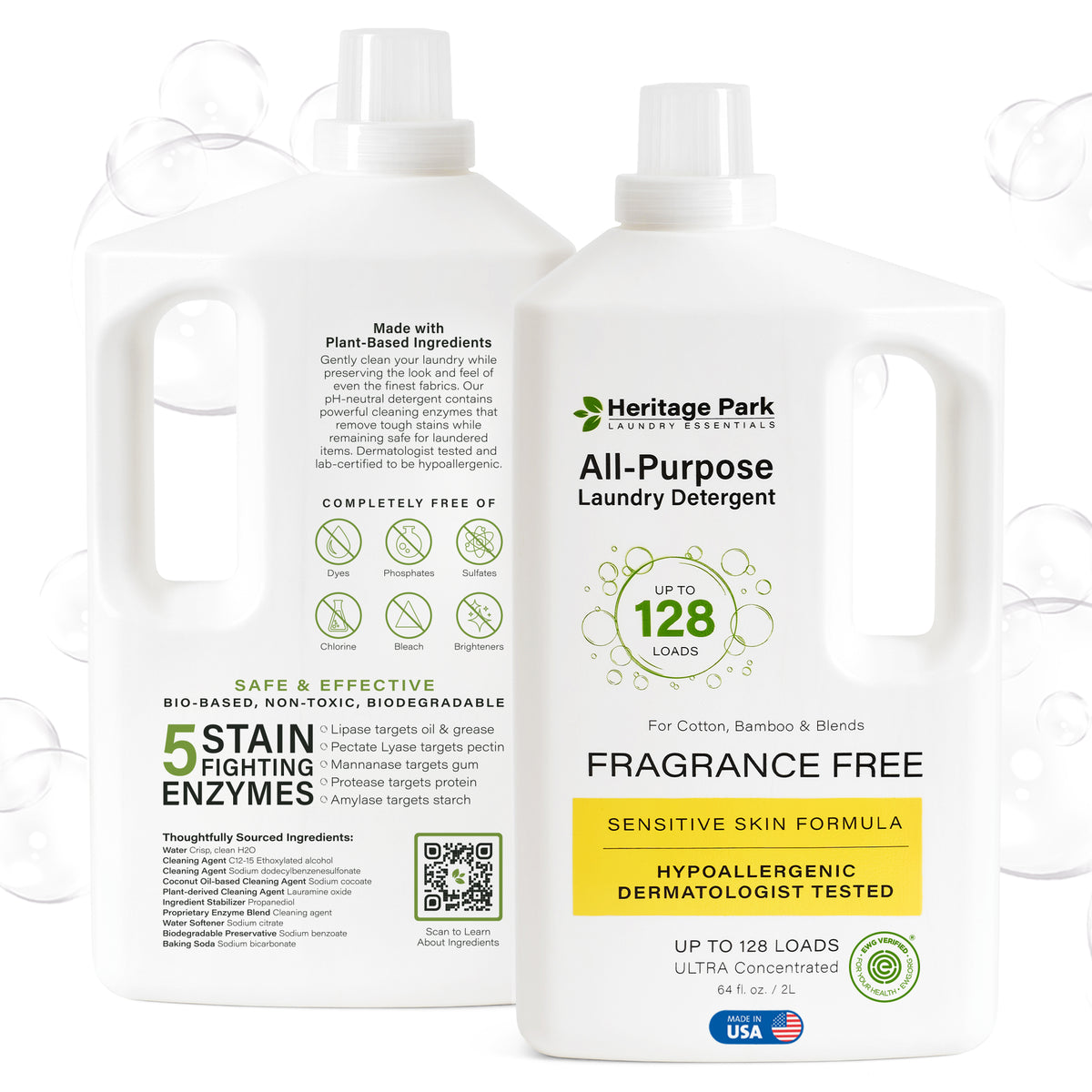 Heritage Park All-Purpose Laundry Detergent - Fragrance Free