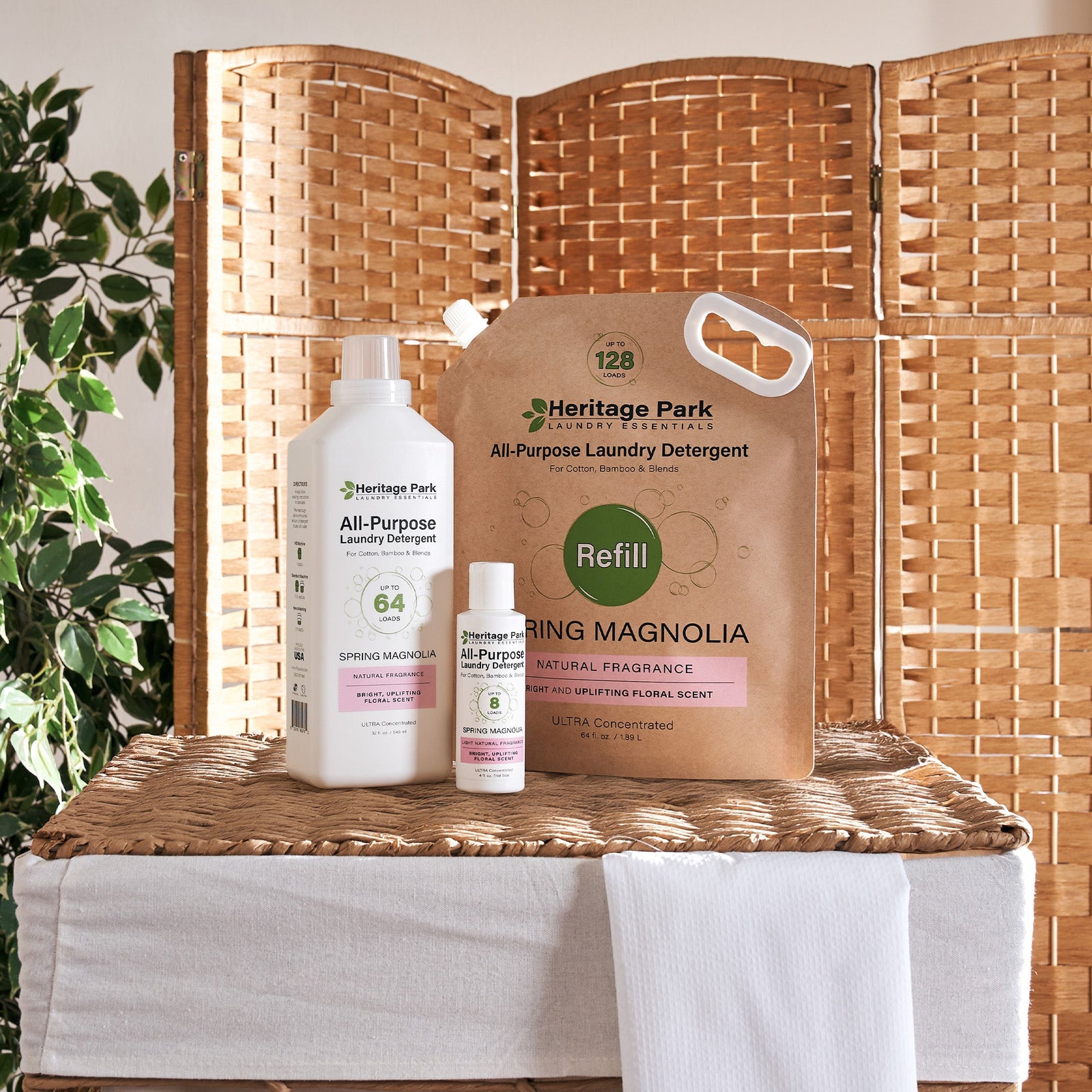 Heritage Park All Purpose Spring Magnolia 32oz 4oz and refill packages