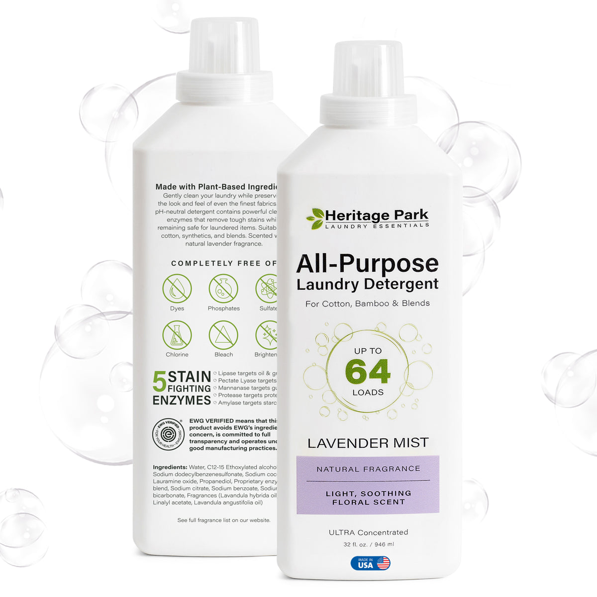 Heritage Park All-Purpose Laundry Detergent - Lavender Mist