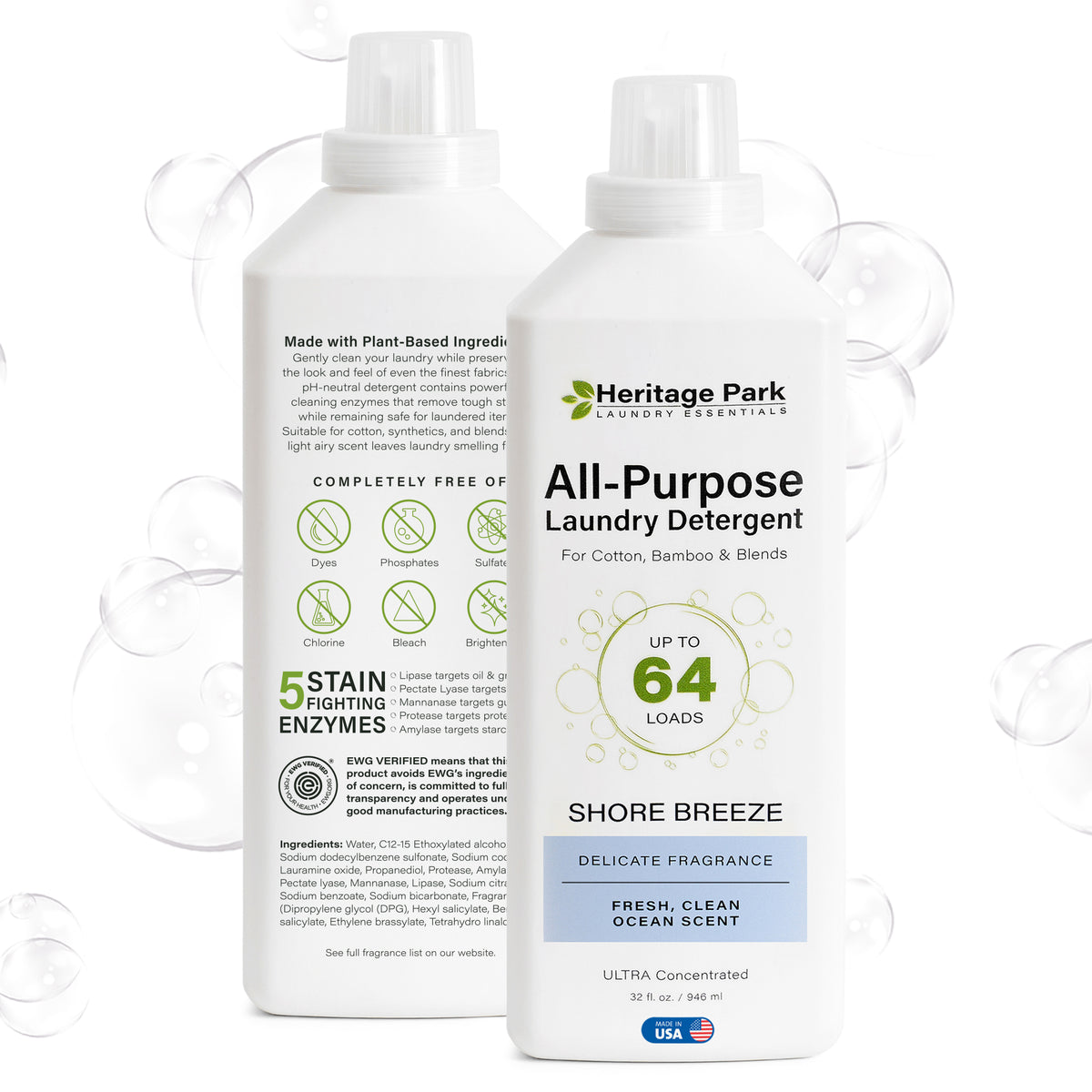 Heritage Park All-Purpose Laundry Detergent - Shore Breeze