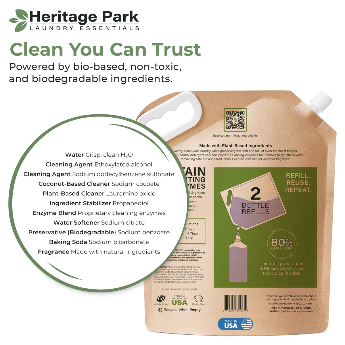 Heritage Park All-Purpose Laundry Detergent - Lavender Mist