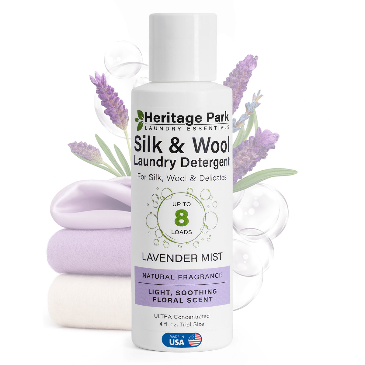 Heritage Park Silk & Wool Laundry Detergent - Lavender Mist