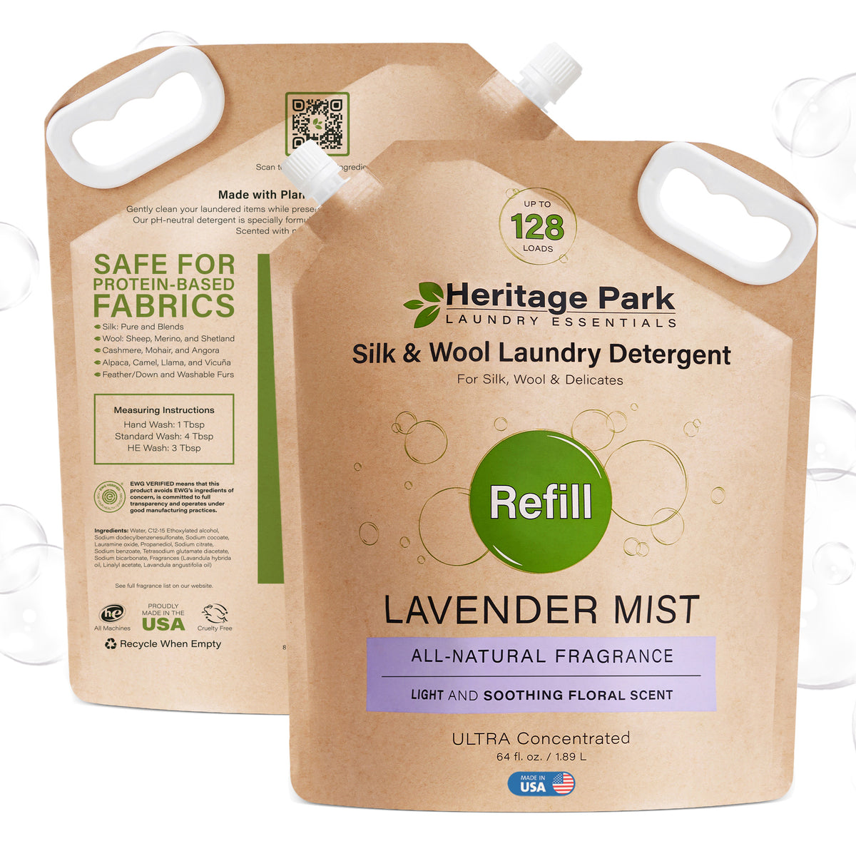 Heritage Park Silk & Wool Laundry Detergent - Lavender Mist
