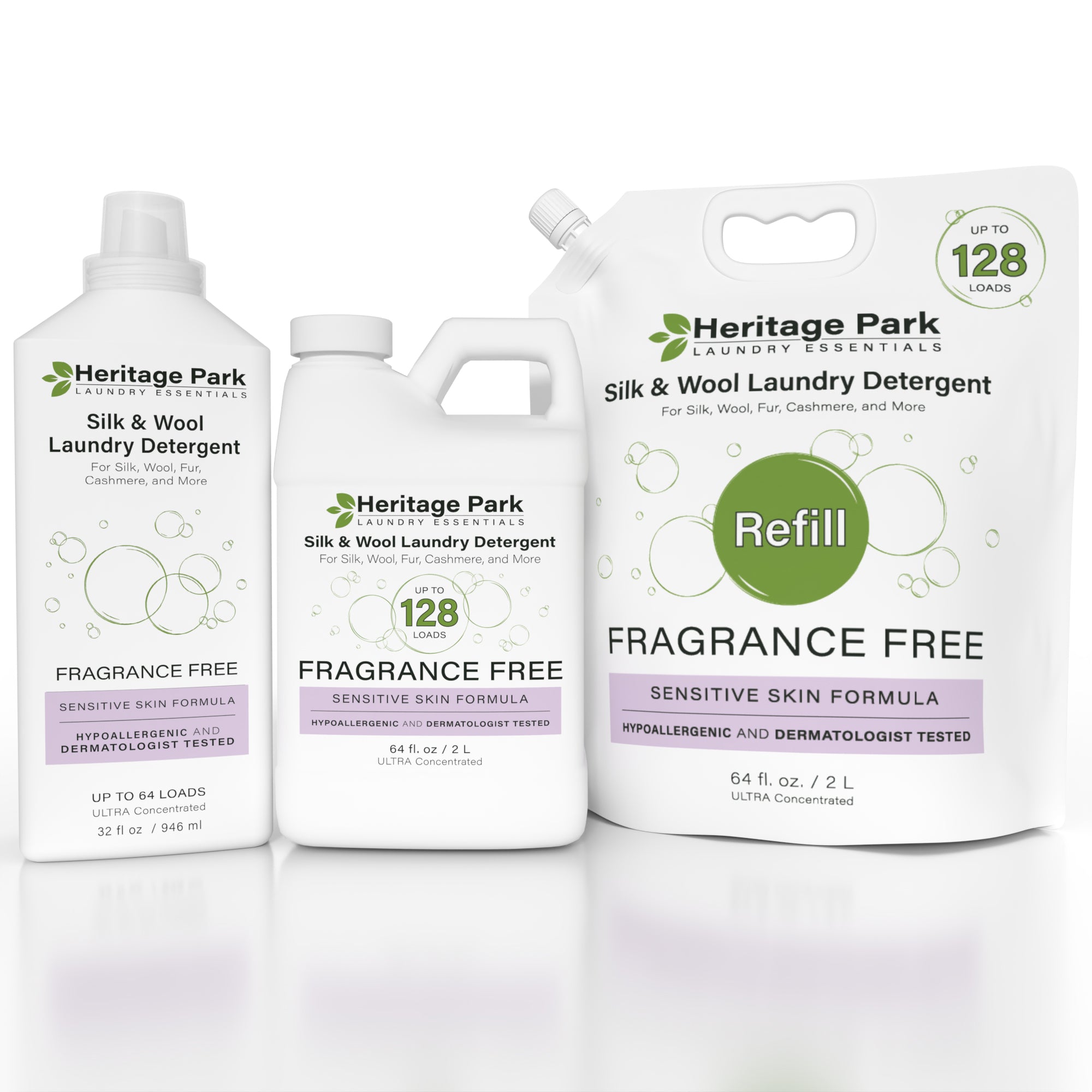 Heritage Park Silk & Wool Laundry Detergent - Fragrance Free