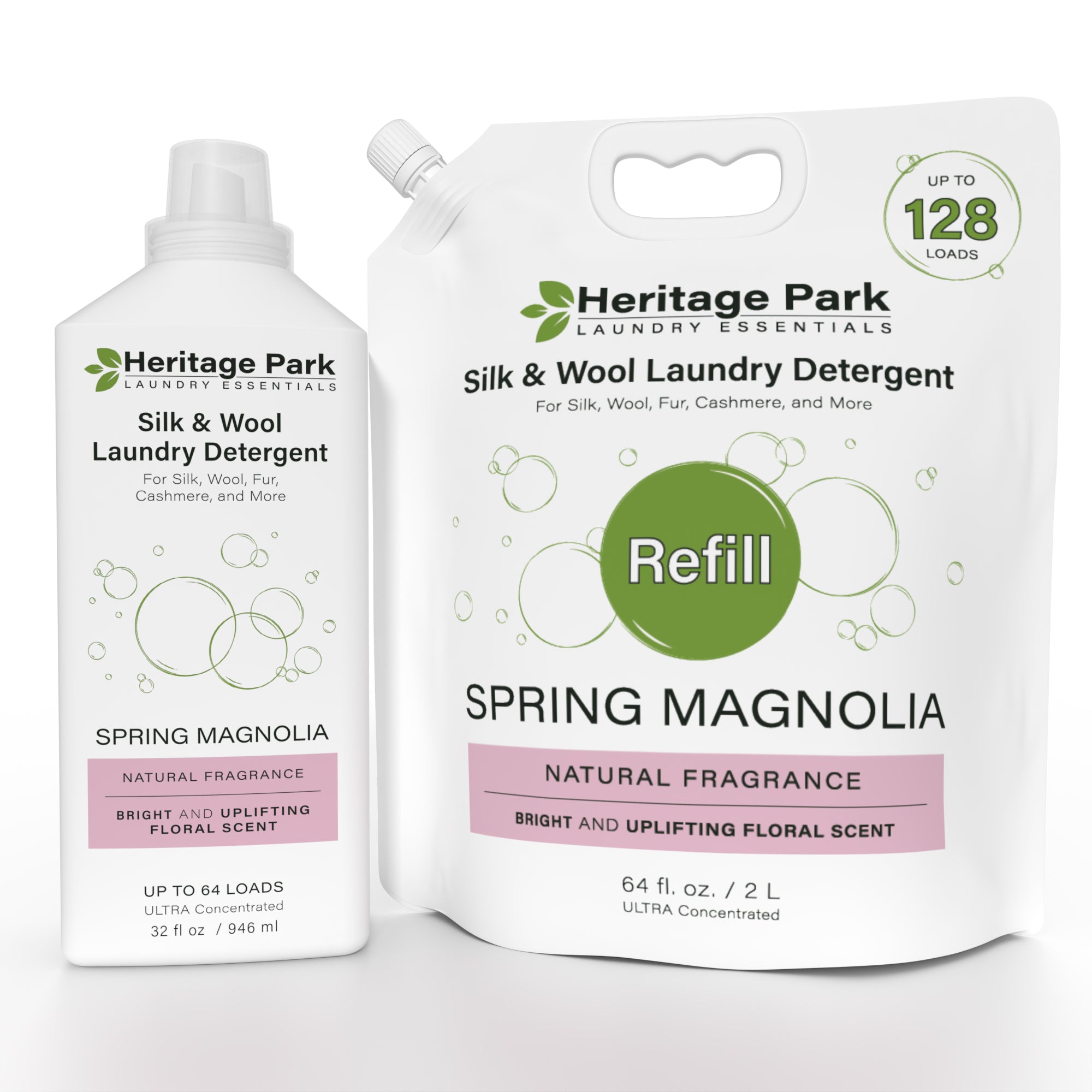 Spring Magnolia Silk & Wool Laundry Detergent - Light Floral Scent