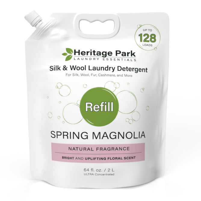 Spring Magnolia Silk & Wool Laundry Detergent - Light Floral Scent