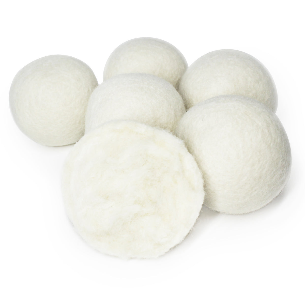 Heritage Park Wool Dryer Balls - White / 6 pack